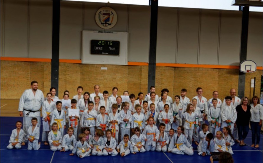Fête de fin de saison et remise de grades au Dojo de Sains en Gohelle 2025