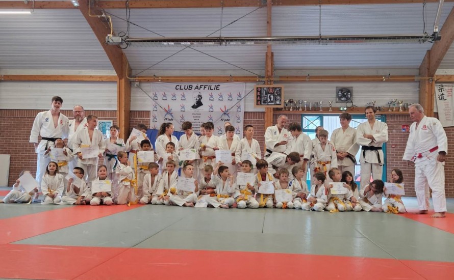 Fête de fin de saison et remise de grades Dojo Houdain 2025