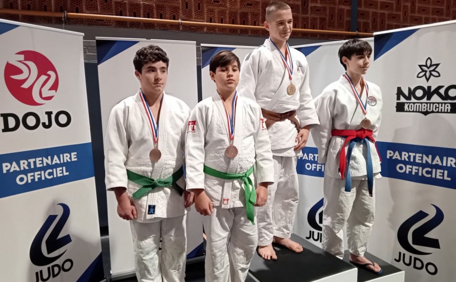 Championnat Départemental Minimes : 4 Médailles