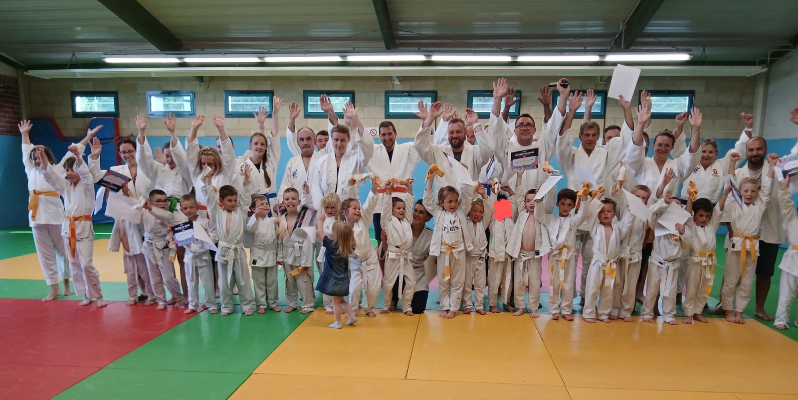 Judo en famille et remise de grade Eveil Judo Hersin Coupigny