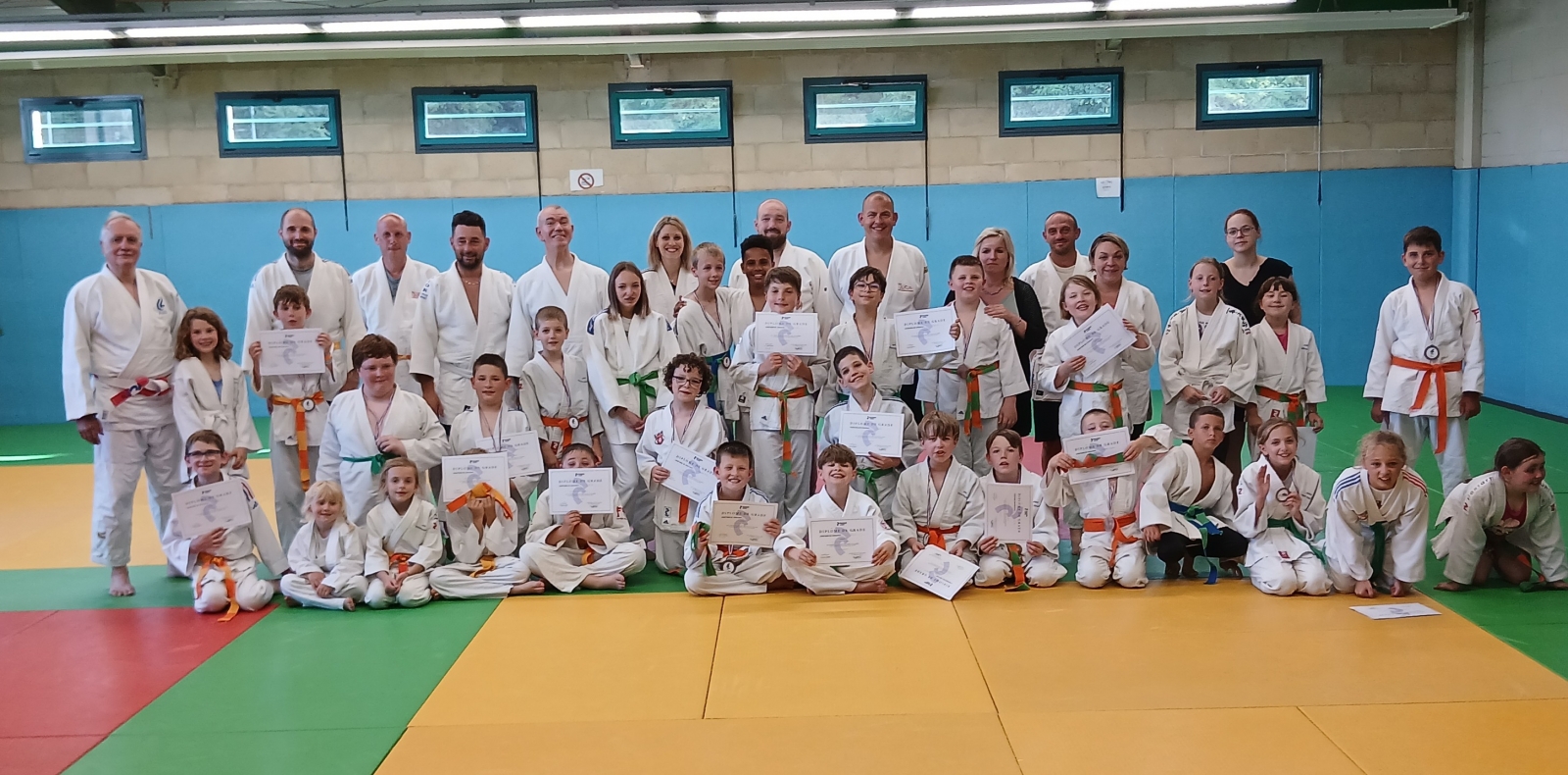Judo en famille et remise de grade Judo2 Hersin Coupigny 2025